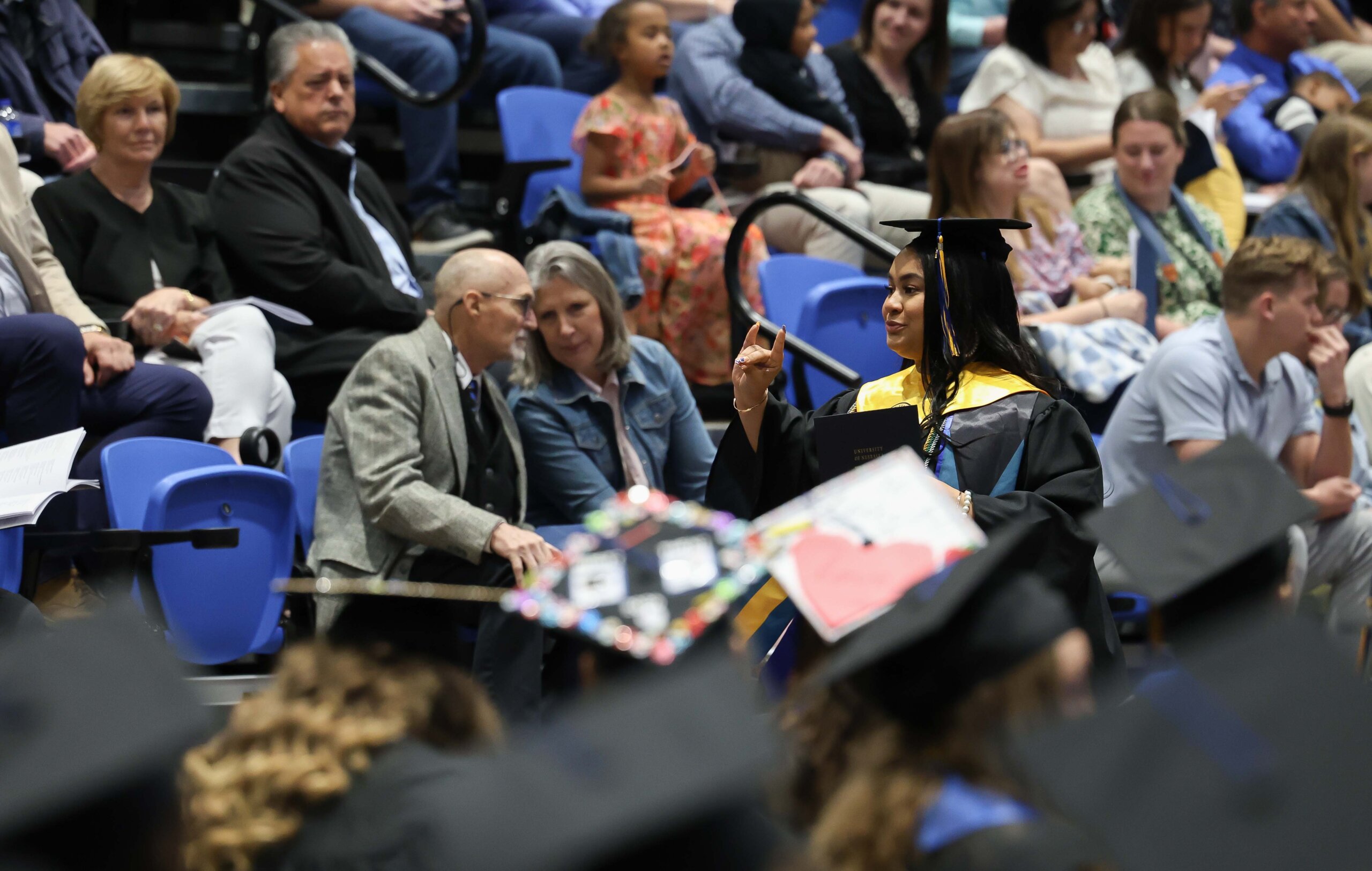 More than 700 students earn undergraduate and graduate degrees at UNK's commencement ceremony.