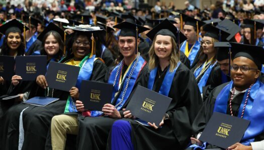 More than 700 students earn undergraduate and graduate degrees at UNK's commencement ceremony.
