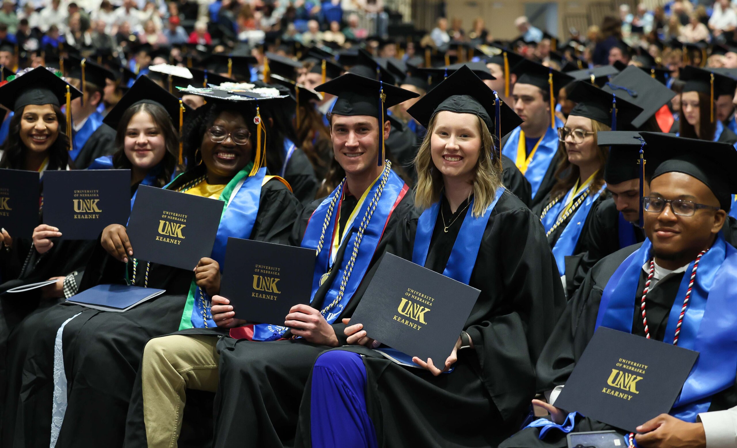 More than 700 students earn undergraduate and graduate degrees at UNK's commencement ceremony.