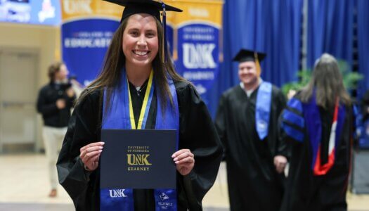 More than 700 students earn undergraduate and graduate degrees at UNK's commencement ceremony.