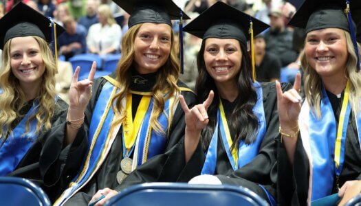 More than 700 students earn undergraduate and graduate degrees at UNK's commencement ceremony.