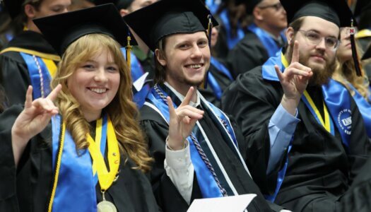 More than 700 students earn undergraduate and graduate degrees at UNK's commencement ceremony.