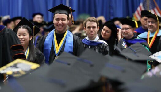 More than 700 students earn undergraduate and graduate degrees at UNK's commencement ceremony.