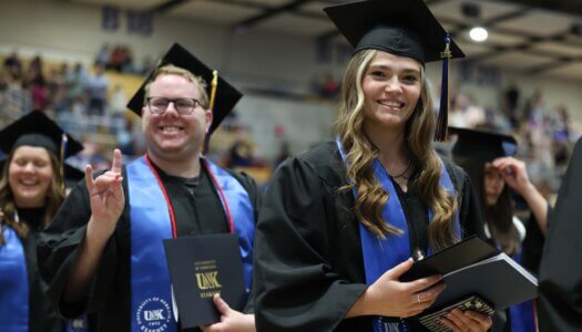 More than 700 students earn undergraduate and graduate degrees at UNK's commencement ceremony.