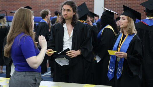 More than 700 students earn undergraduate and graduate degrees at UNK's commencement ceremony.