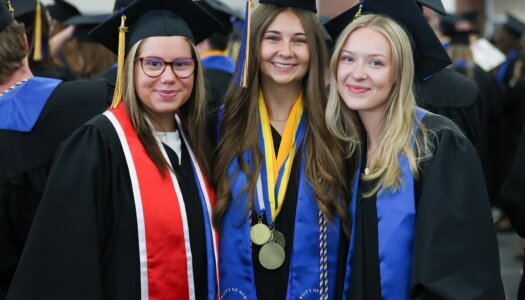 More than 700 students earn undergraduate and graduate degrees at UNK's commencement ceremony.