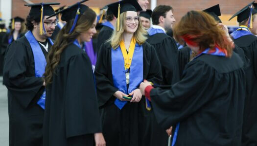 More than 700 students earn undergraduate and graduate degrees at UNK's commencement ceremony.