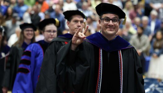 More than 700 students earn undergraduate and graduate degrees at UNK's commencement ceremony.
