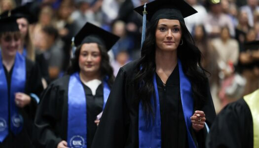 More than 700 students earn undergraduate and graduate degrees at UNK's commencement ceremony.