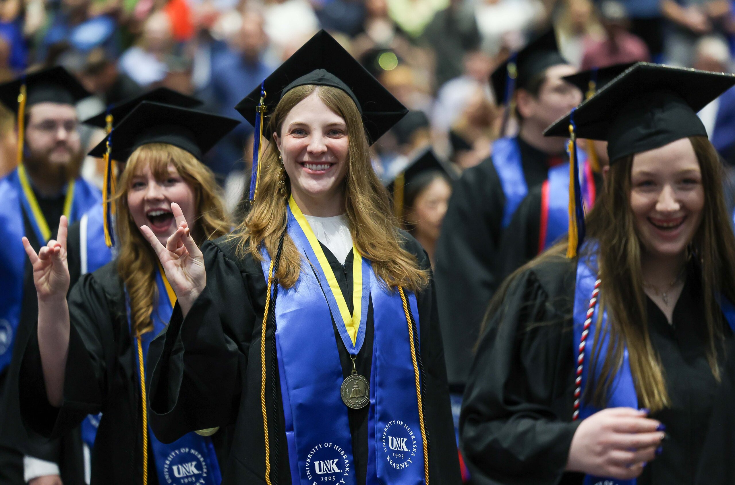 More than 700 students earn undergraduate and graduate degrees at UNK's commencement ceremony.