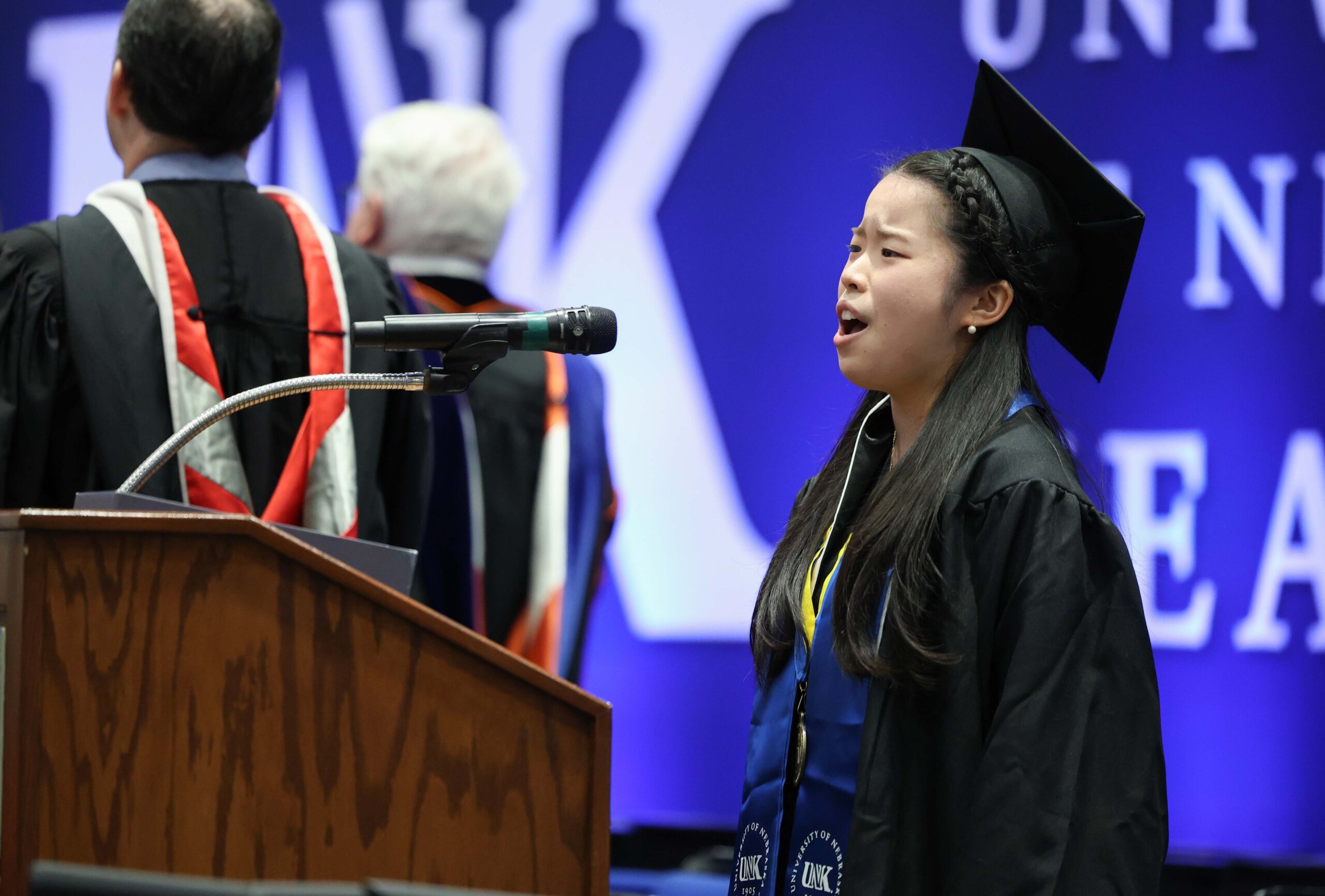 More than 700 students earn undergraduate and graduate degrees at UNK's commencement ceremony.