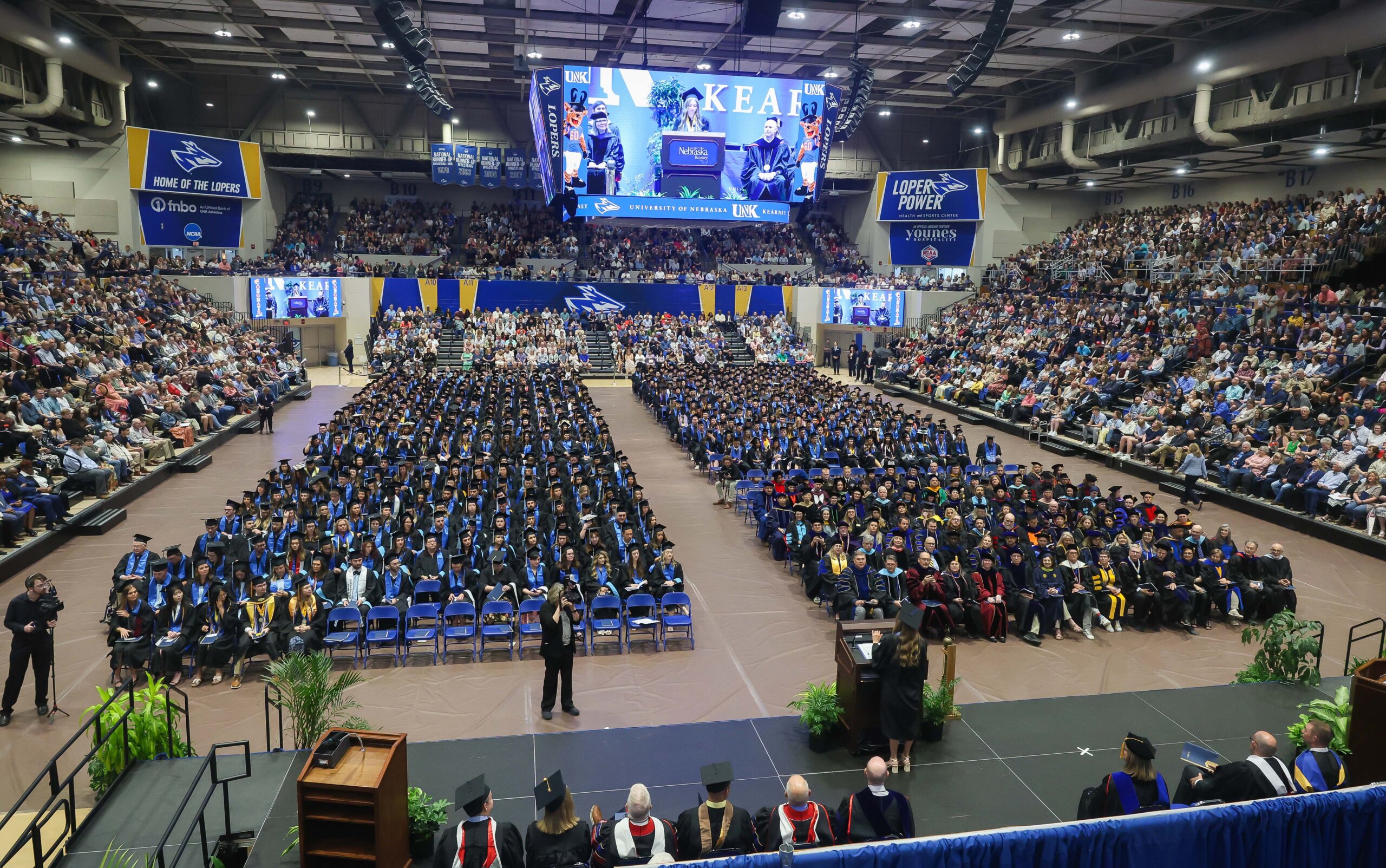 More than 700 students earn undergraduate and graduate degrees at UNK's commencement ceremony.