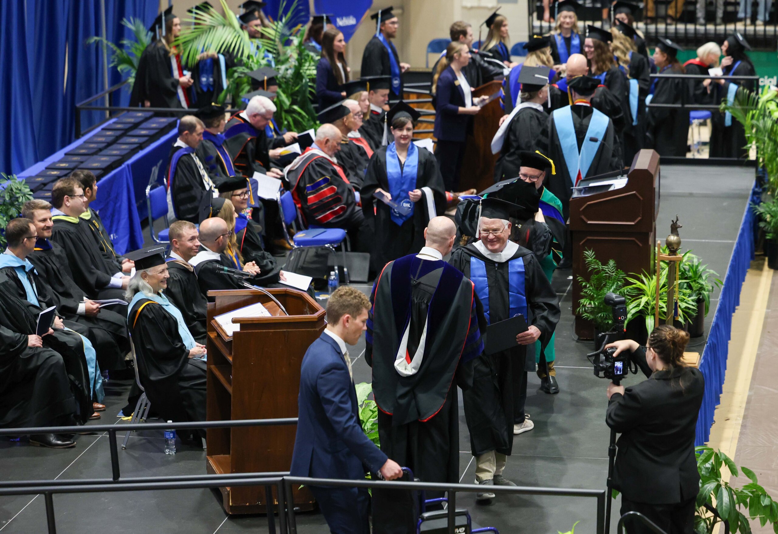 More than 700 students earn undergraduate and graduate degrees at UNK's commencement ceremony.