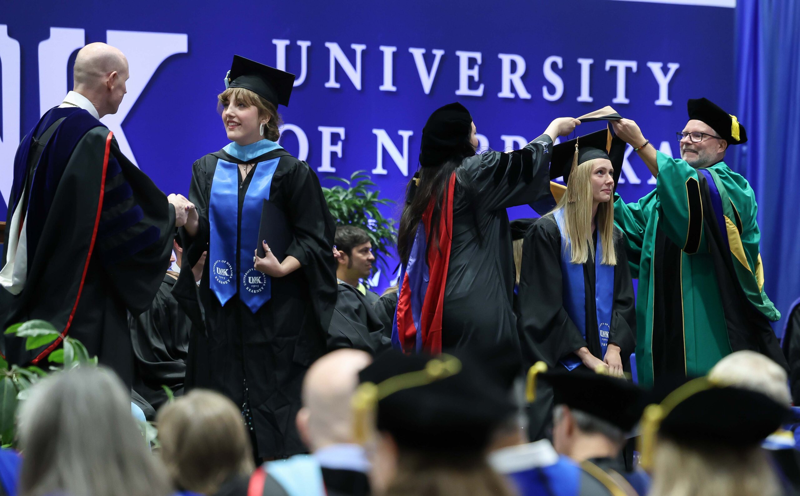 More than 700 students earn undergraduate and graduate degrees at UNK's commencement ceremony.