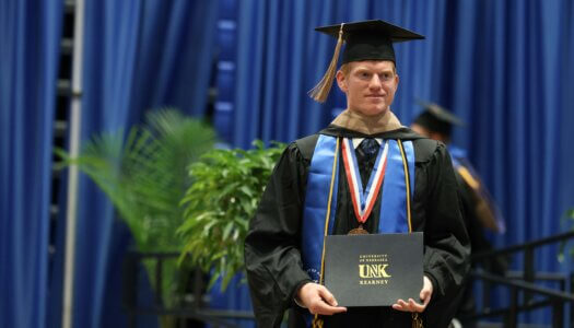More than 700 students earn undergraduate and graduate at UNK's commencement ceremony.