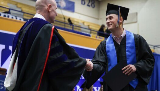 More than 700 students earn undergraduate and graduate at UNK's commencement ceremony.