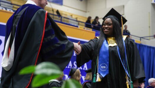 More than 700 students earn undergraduate and graduate at UNK's commencement ceremony.