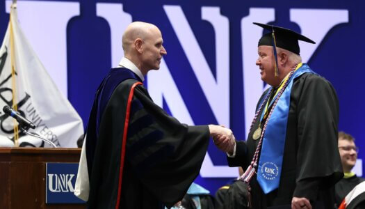 More than 700 students earn undergraduate and graduate degrees at UNK's commencement ceremony.