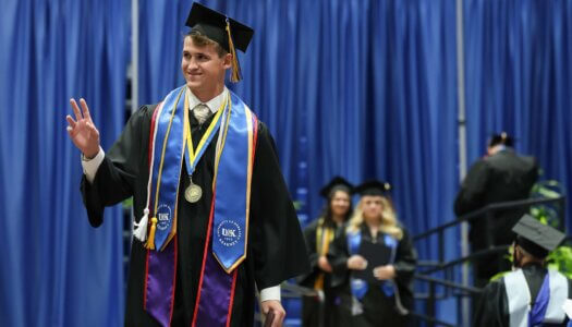 More than 700 students earn undergraduate and graduate degrees at UNK's commencement ceremony.