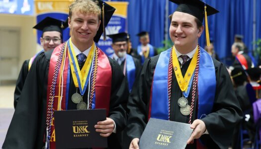 More than 700 students earn undergraduate and graduate degrees at UNK's commencement ceremony.