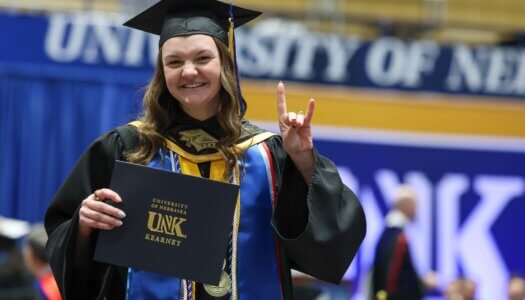 More than 700 students earn undergraduate and graduate degrees at UNK's commencement ceremony.