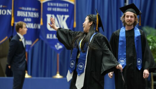 More than 700 students earn undergraduate and graduate degrees at UNK's commencement ceremony.