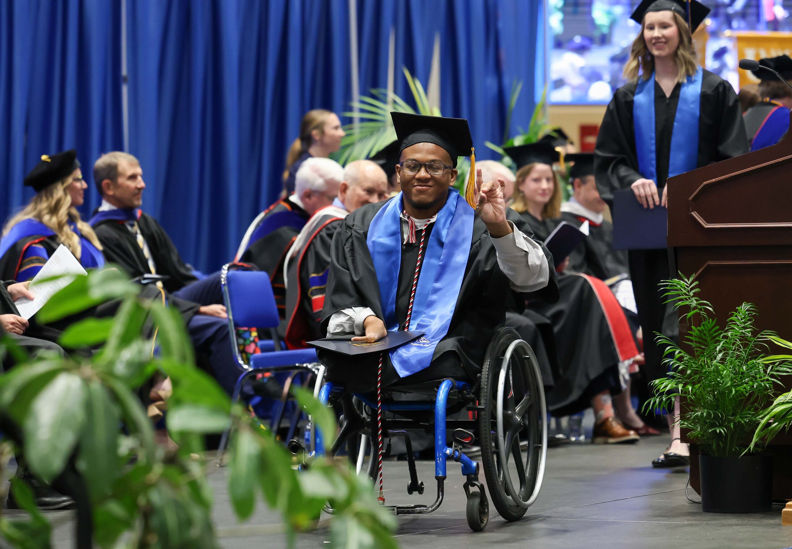 More than 700 students earn undergraduate and graduate degrees at UNK's commencement ceremony.