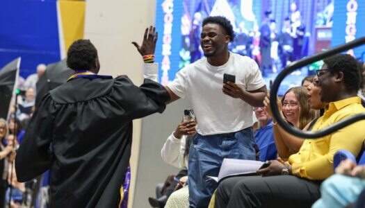 More than 700 students earn undergraduate and graduate degrees at UNK's commencement ceremony.