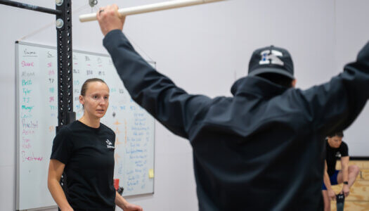 UNK Weightlifting Club members train.