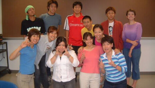 Ayami Sato during her time as an undergraduate student at UNK.
