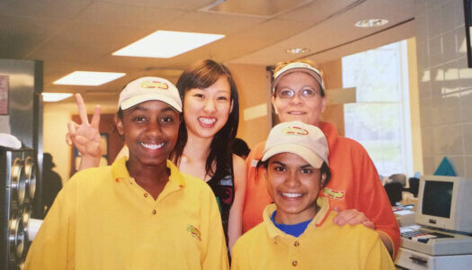 Ayami Sato during her time as an undergraduate student at UNK.