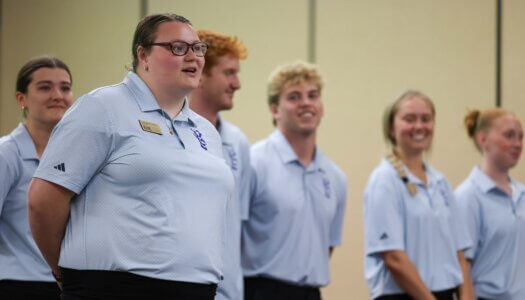 NSE leaders introduce themselves.