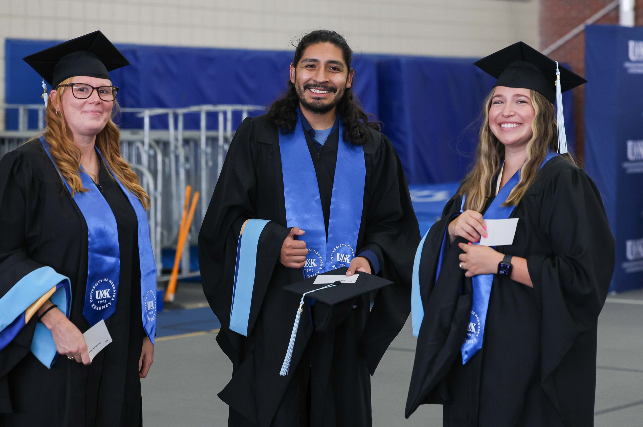 Students participate in summer commencement.