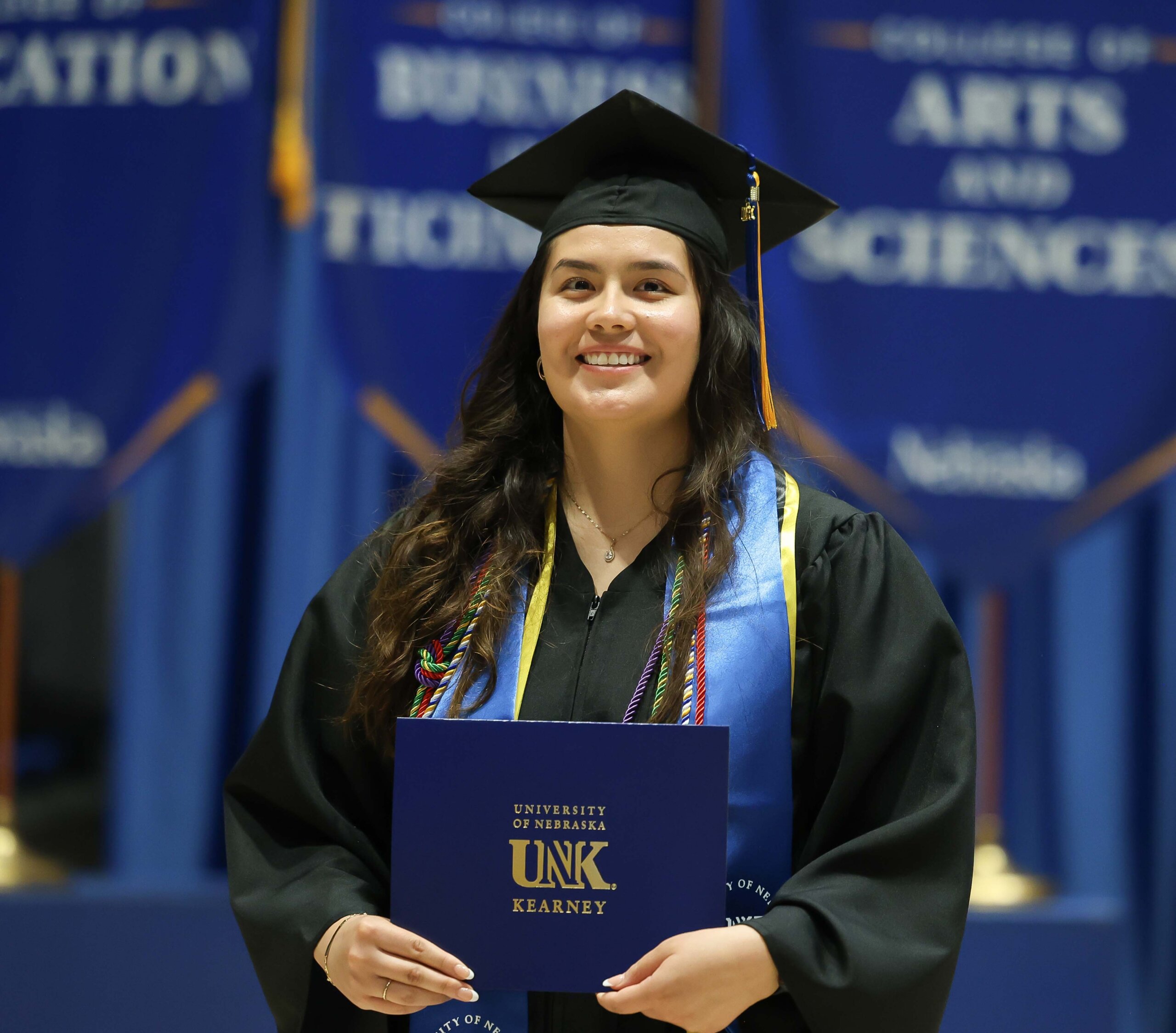 Students participate in summer commencement.