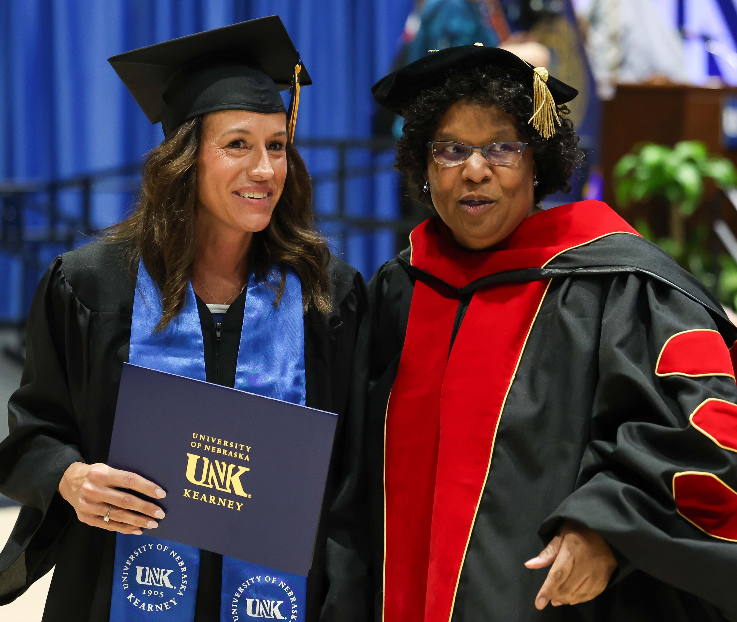 Students participate in summer commencement.