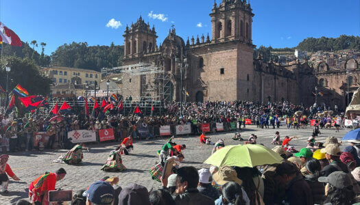 A cultural celebration in Cusco, Peru