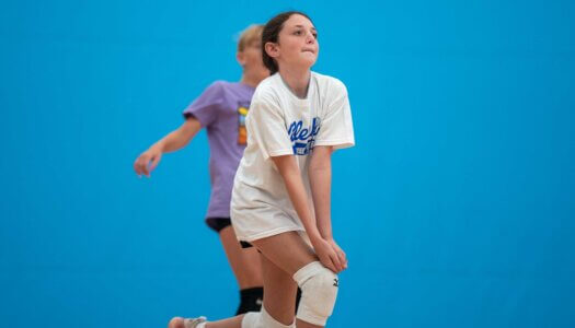 Young athletes participate in the Volleykidz Camp at Kearney SportsPlex.