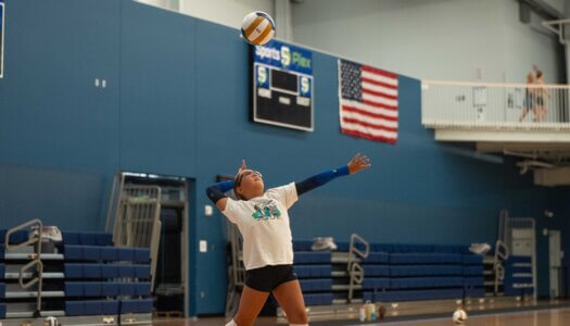 Young athletes participate in the Volleykidz Camp at Kearney SportsPlex.