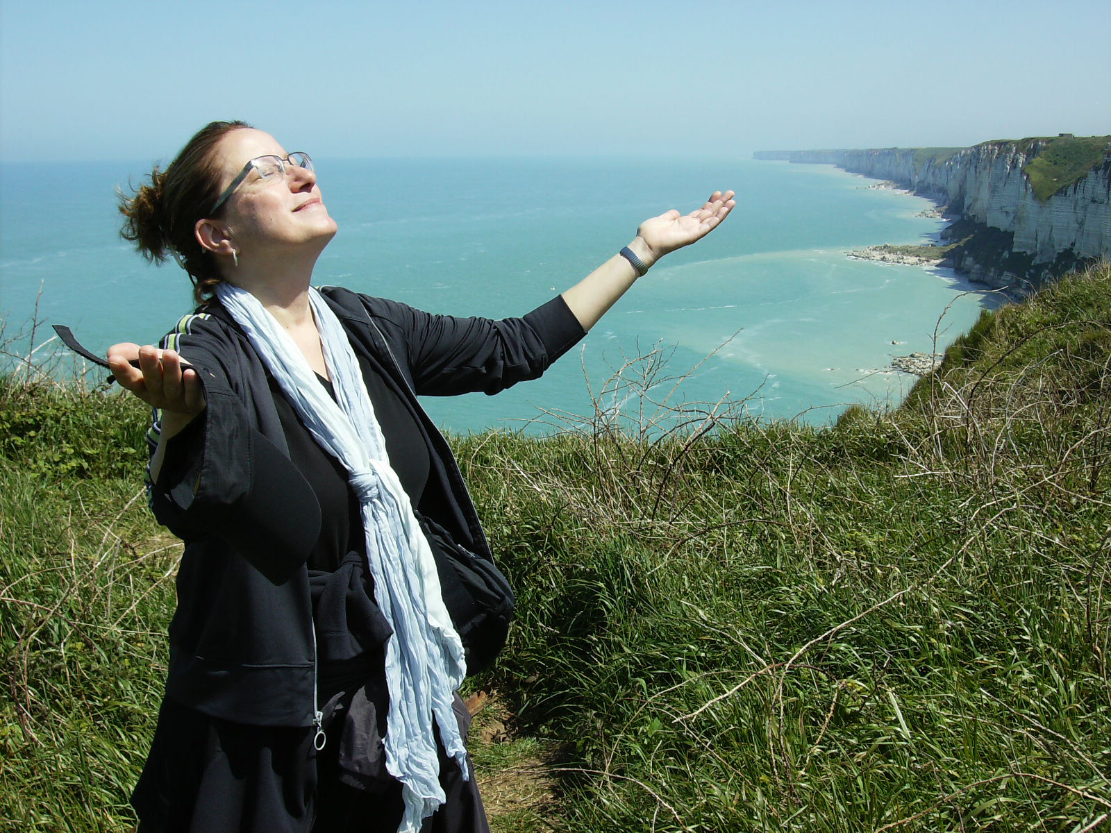 Lisa Terry is pictured during one of her many international trips.