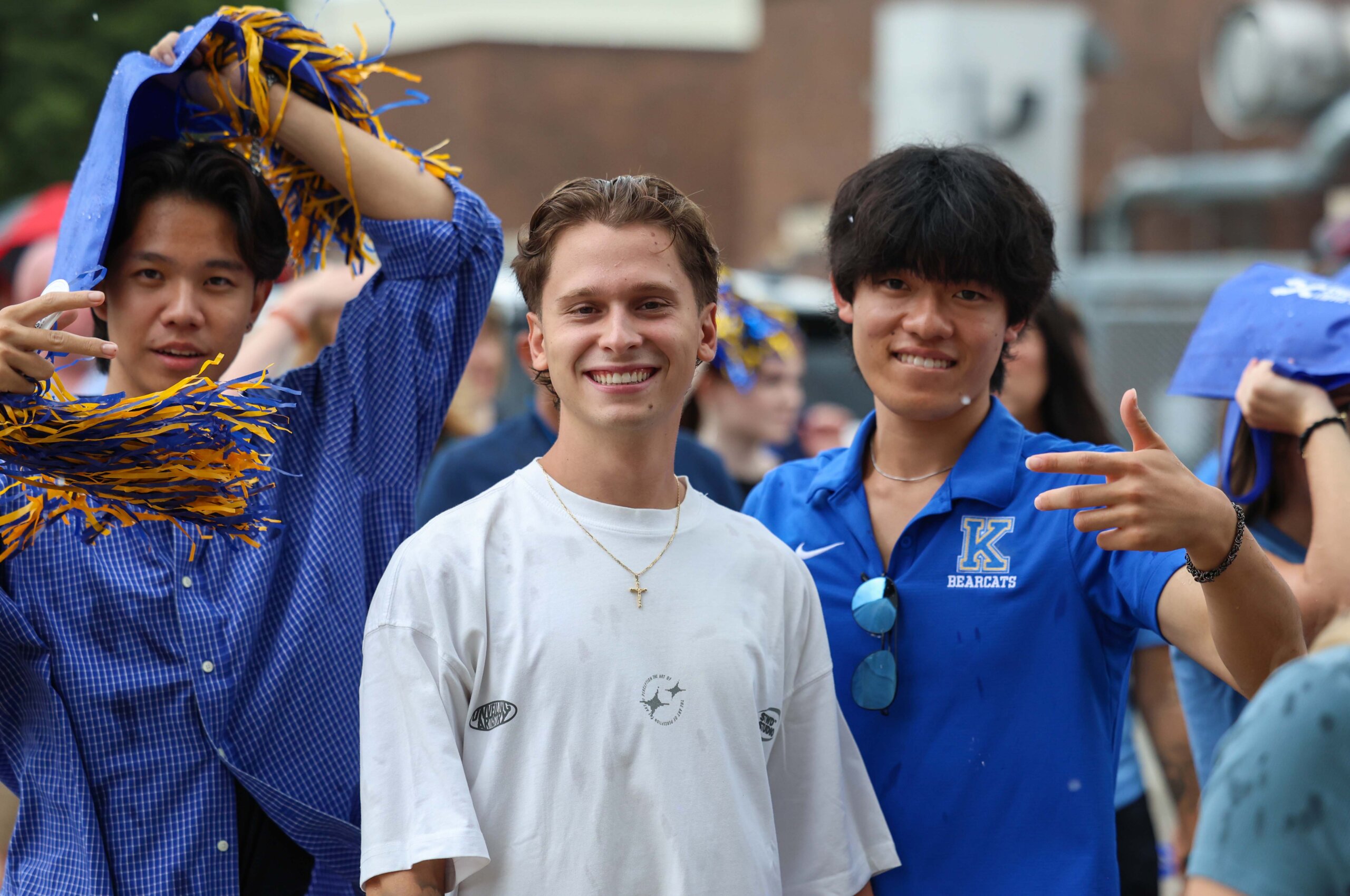 Students walk in the Parade of Lopers.