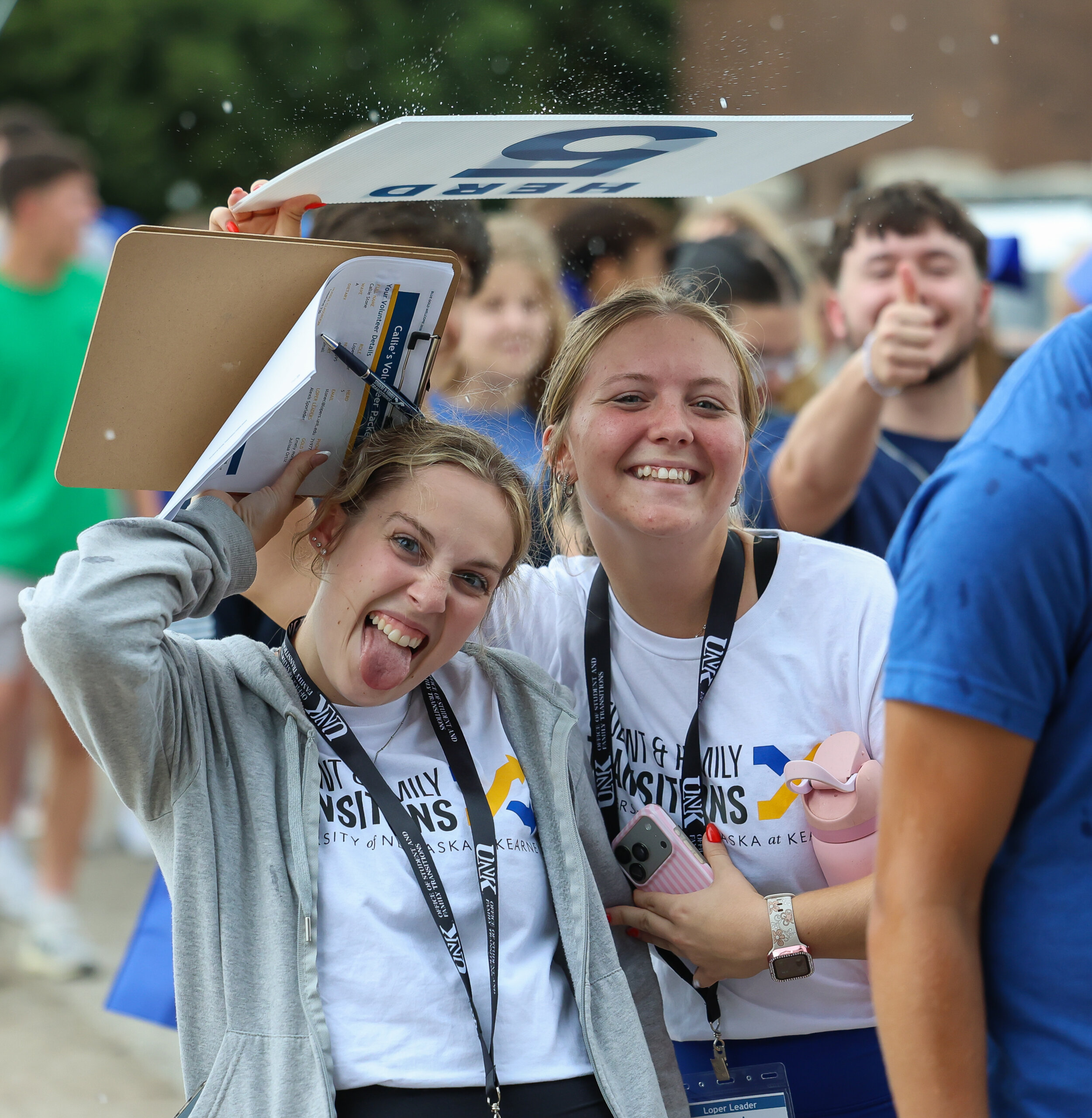 Students walk in the Parade of Lopers.