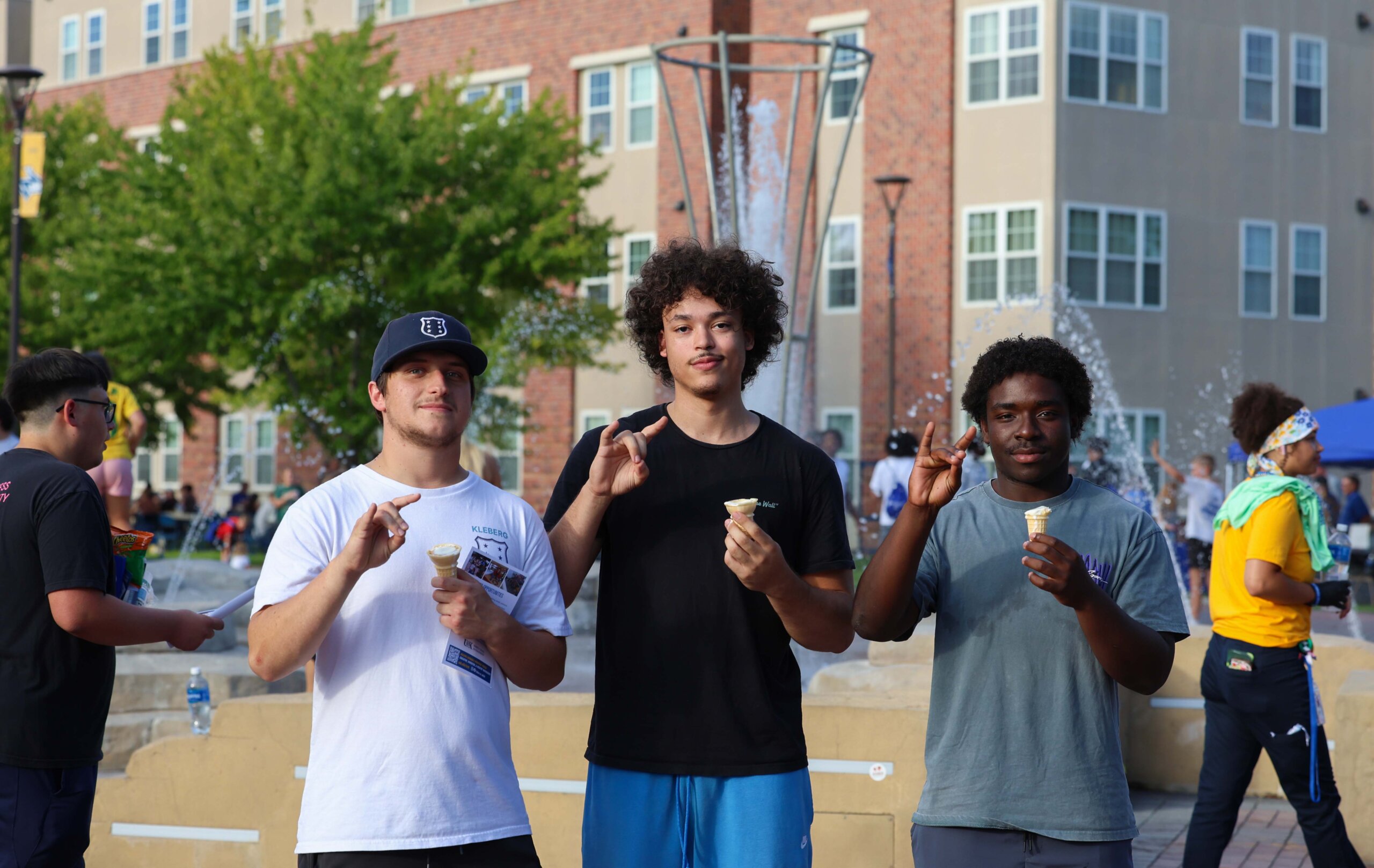 Students attend Blue Gold Showcase.
