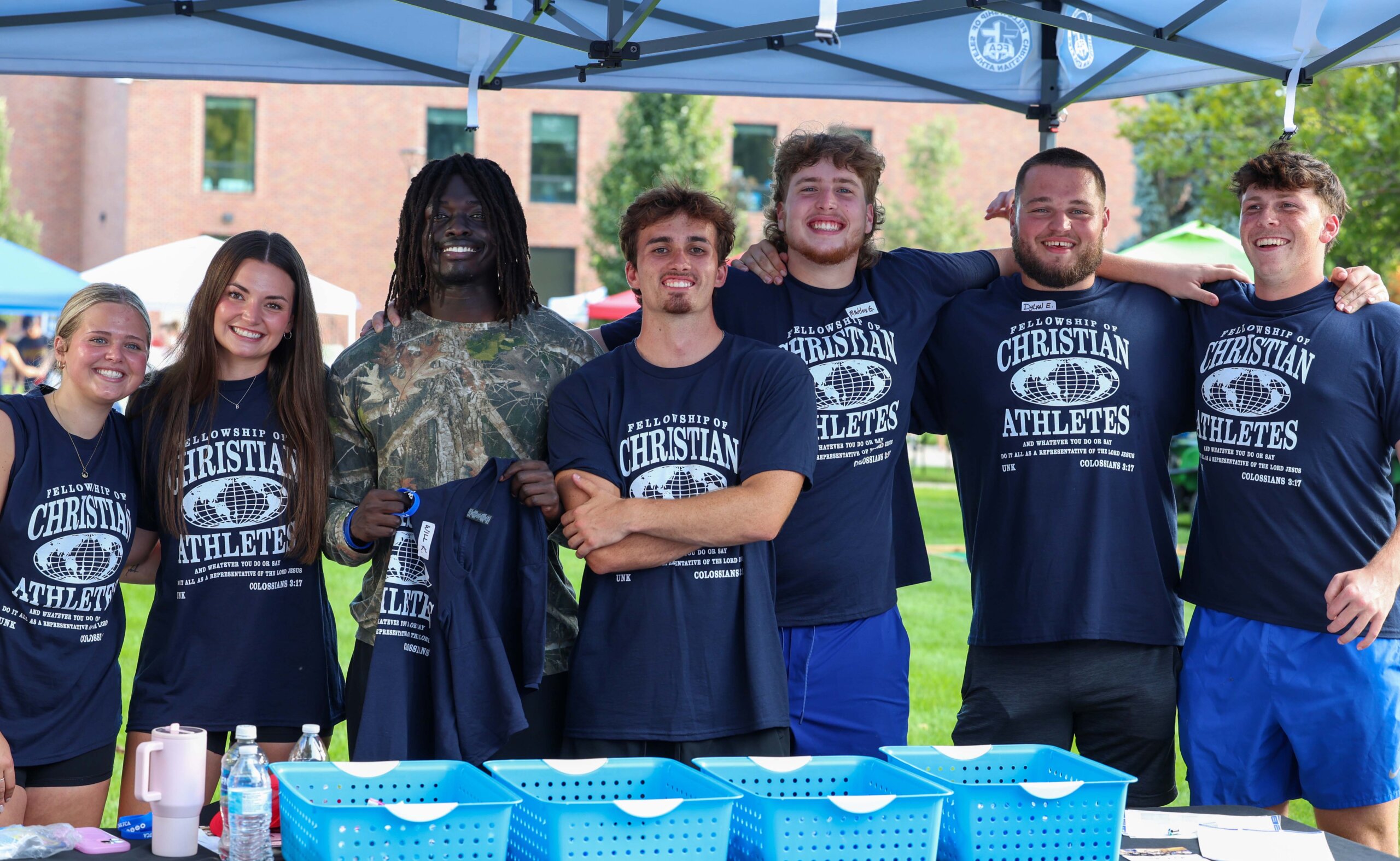 Students attend Blue Gold Showcase.