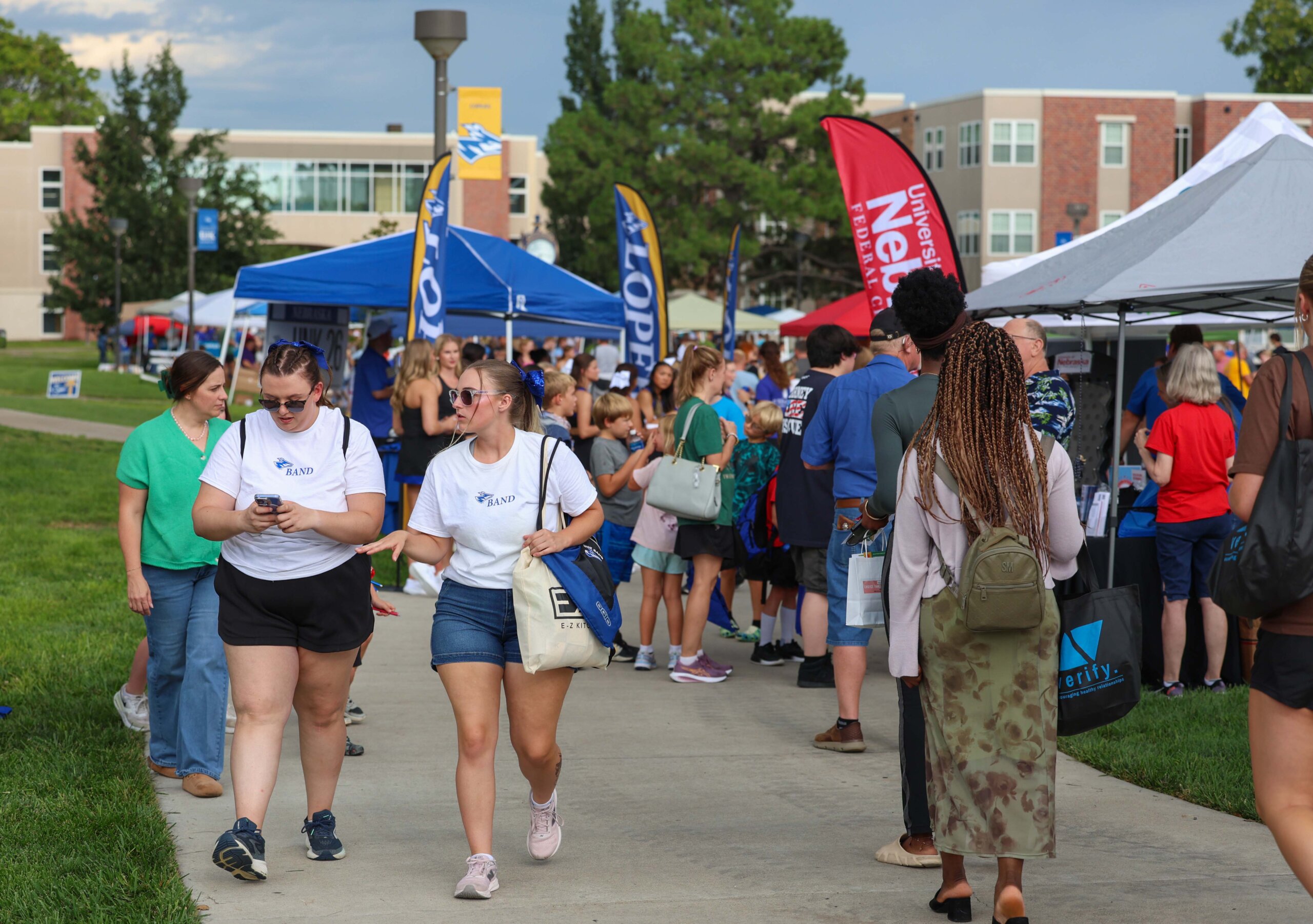 Students attend Blue Gold Showcase.