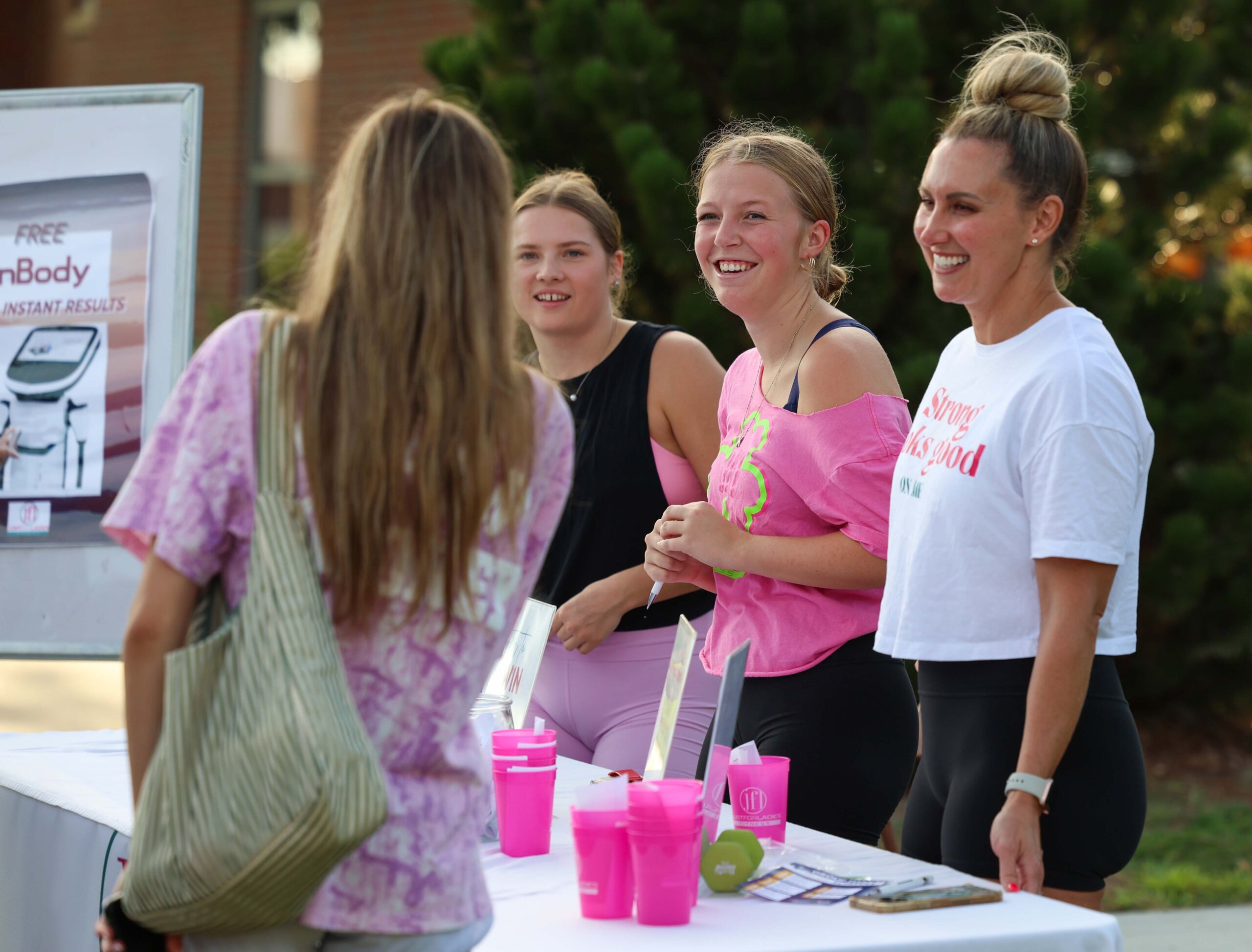 Students attend Blue Gold Showcase.