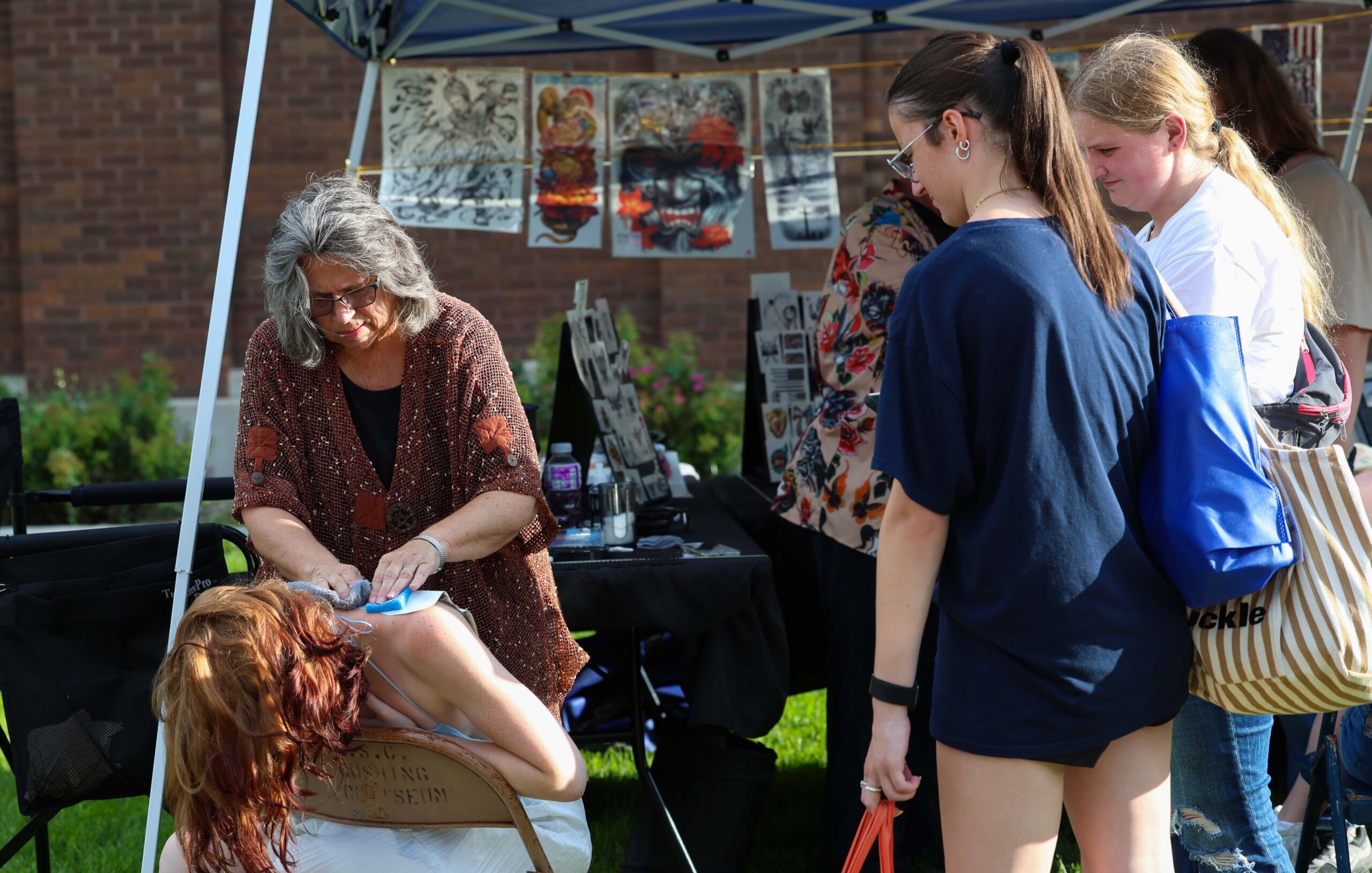 Students attend Blue Gold Showcase.