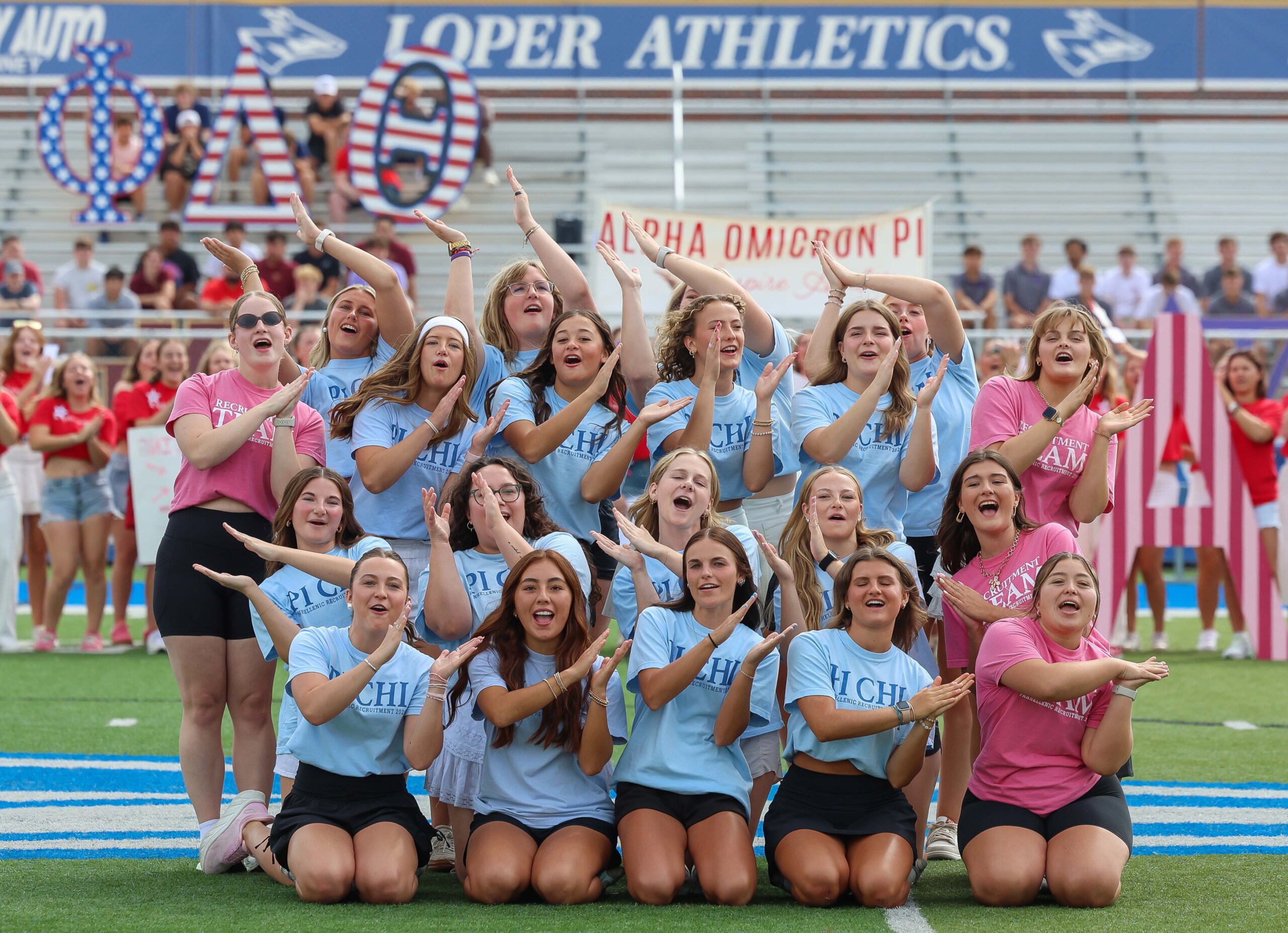 UNK sororities welcome new members at Bid Day.