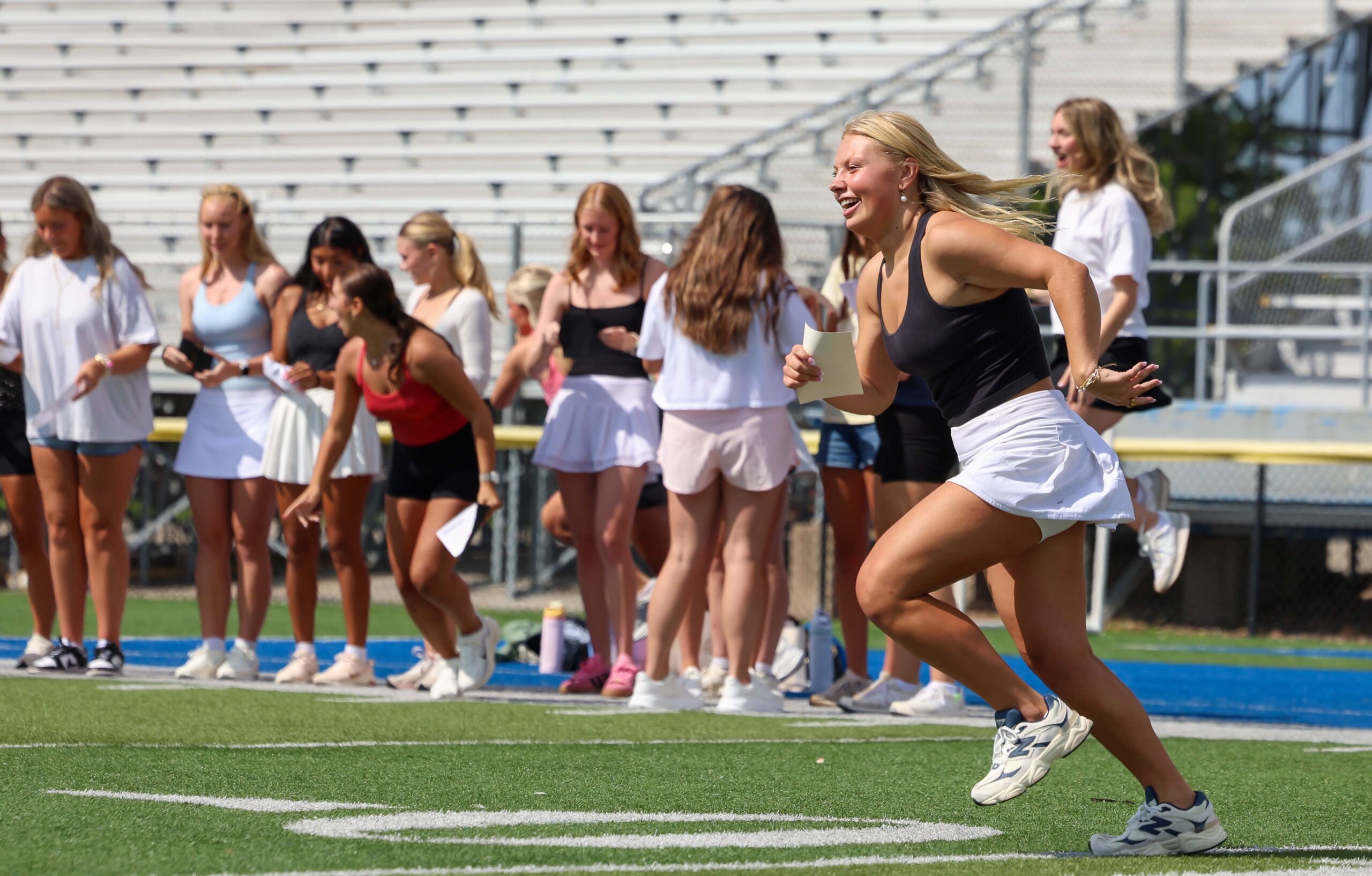 UNK sororities welcome new members at Bid Day.