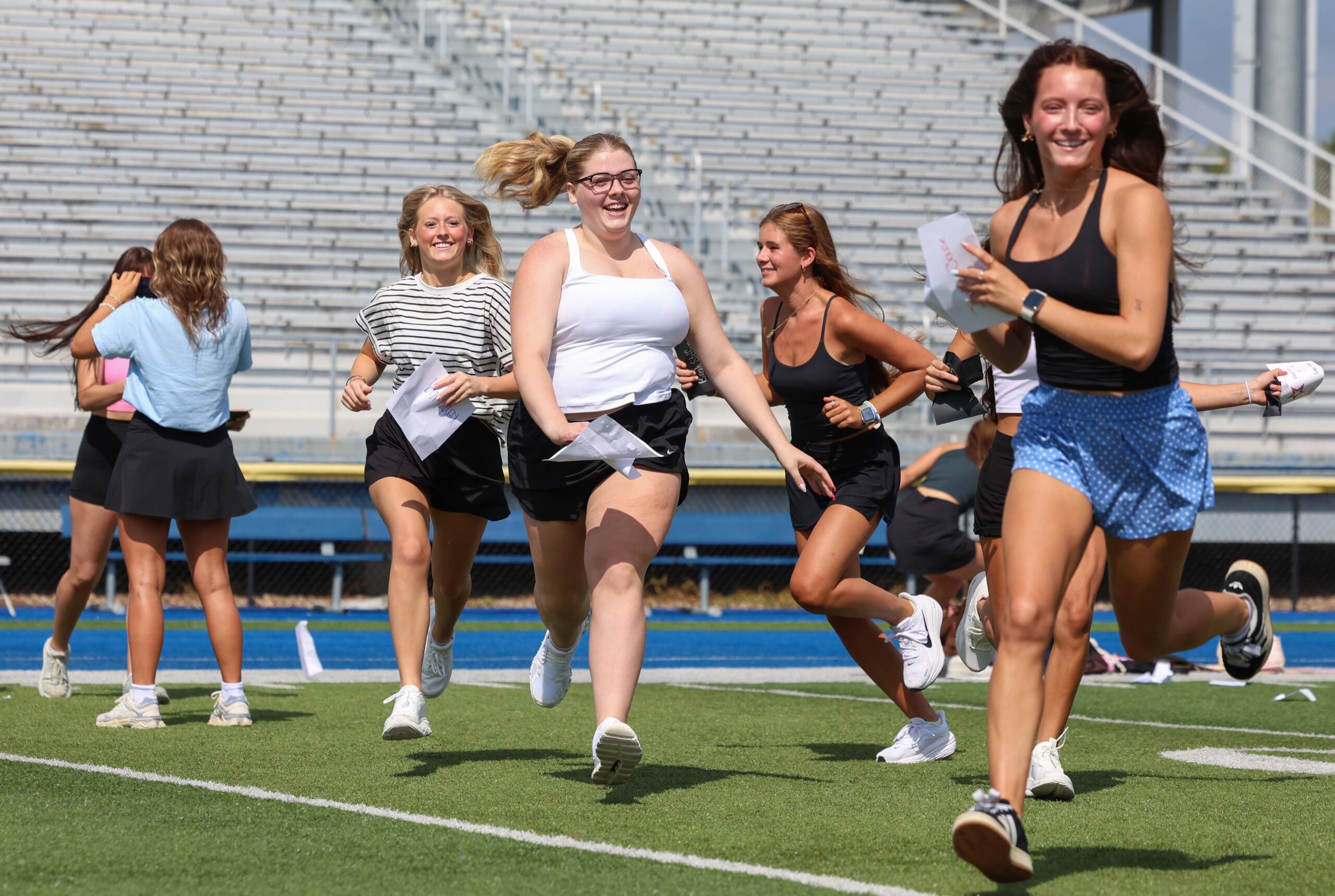 UNK sororities welcome new members at Bid Day.