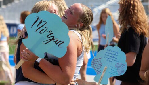 UNK sororities welcome new members at Bid Day.